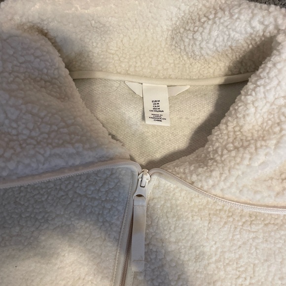 Cream Zip-Up Jacket - Picture 2 of 3